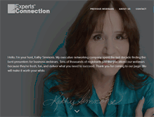 Tablet Screenshot of expertsconnection.com